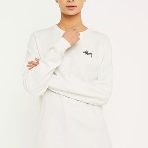 Stüssy Long Sleeve Tee in White